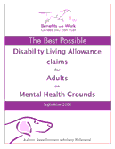 Disability Living Allowance (DLA) for adults cover
